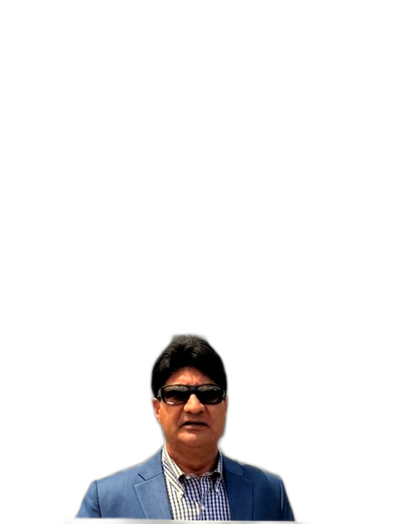 Shivraj Singh portrait in front of the US Capitol